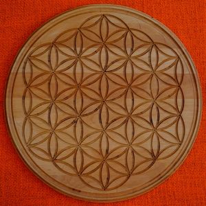 Blume des Lebens Buche gefräst