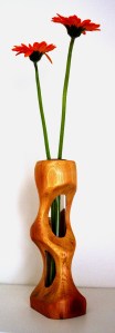 Holzvase 1